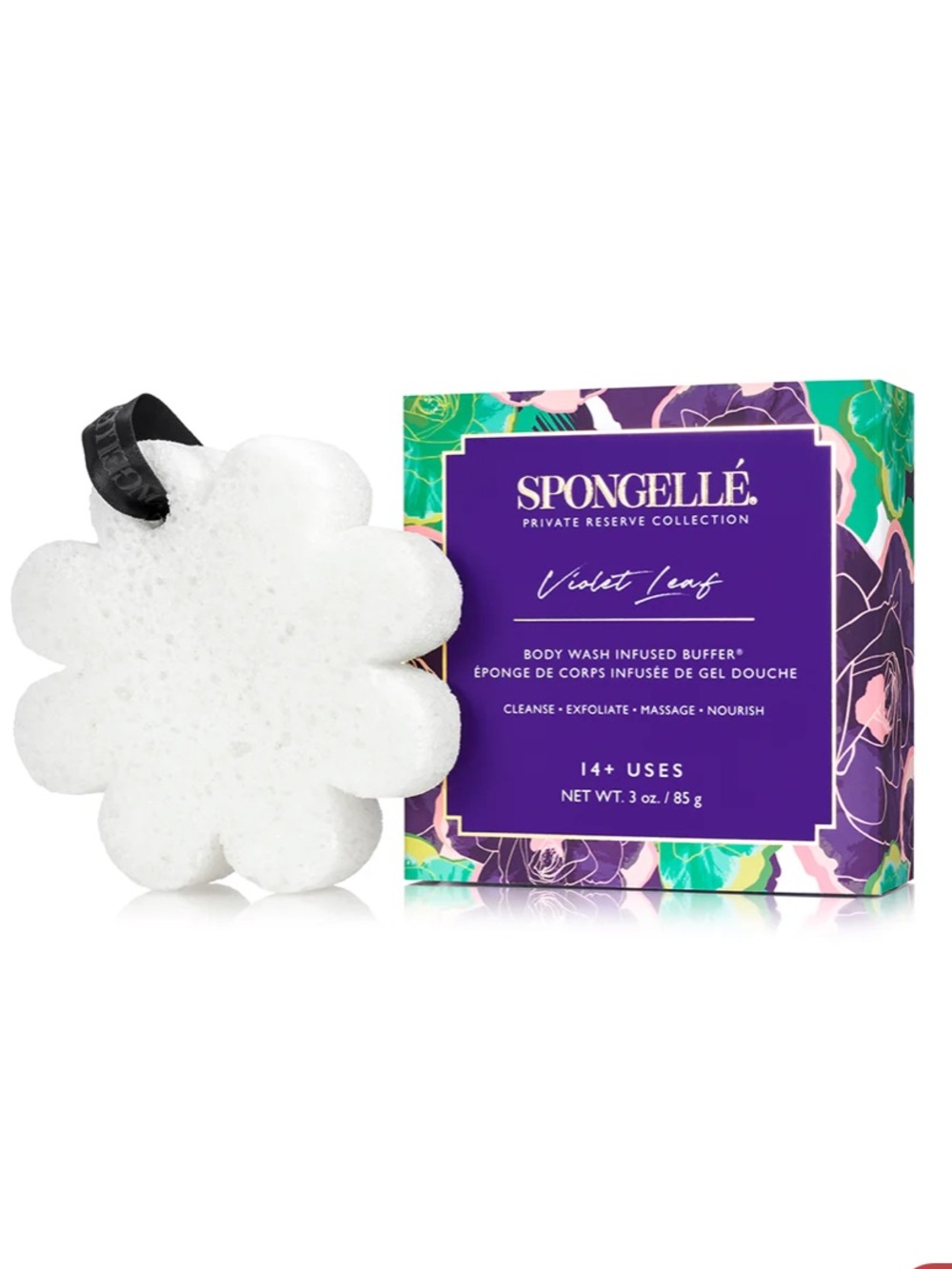 Spongelle Violet Leaf Body Wash Buffer